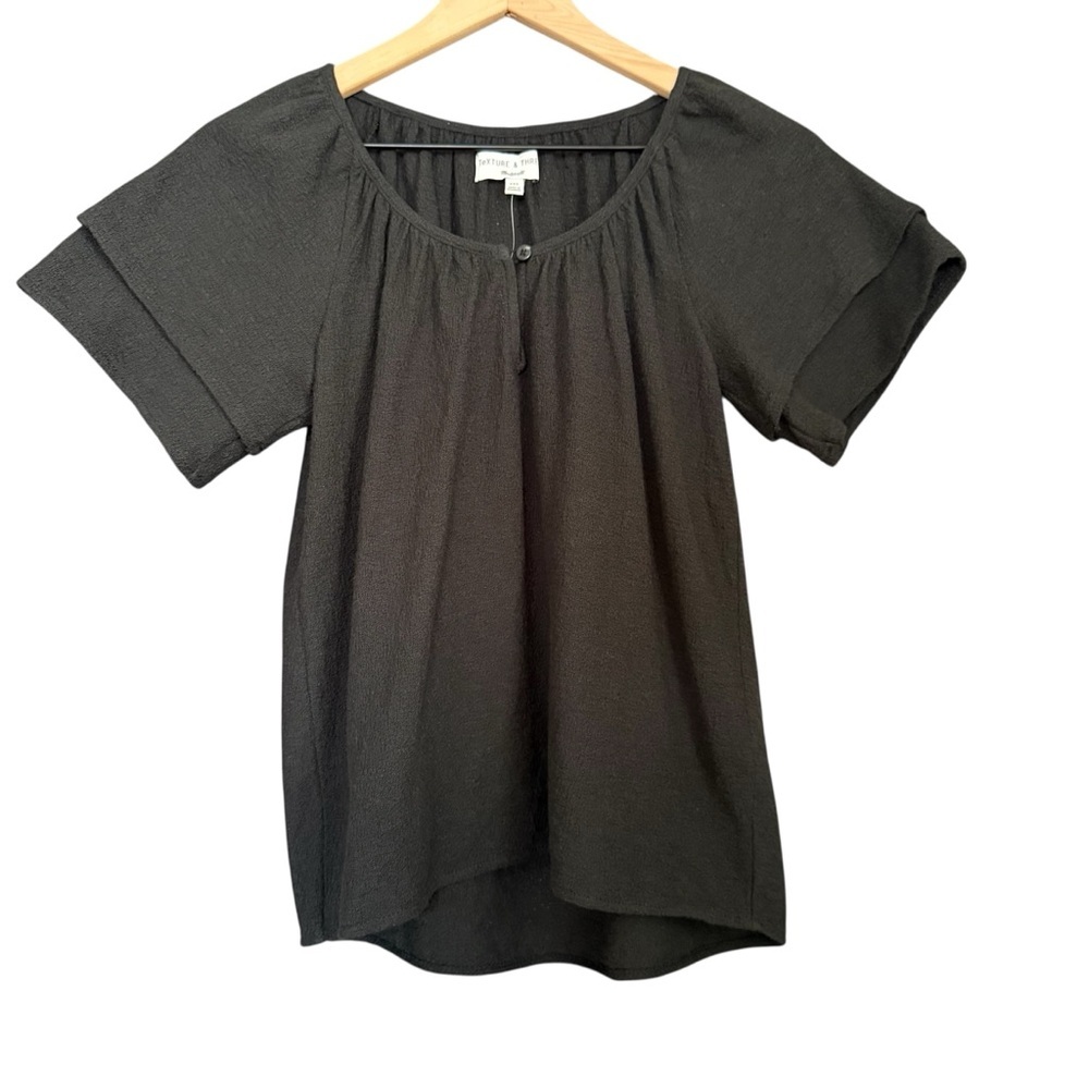 NWT Texture & Thread | Madewell Tiered Sleeve Top